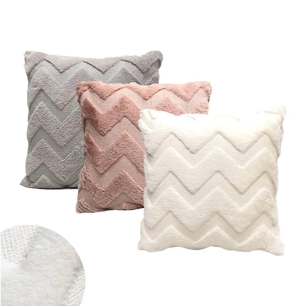 Decorative Bohemian Zigzag Tufted Pillow Cover