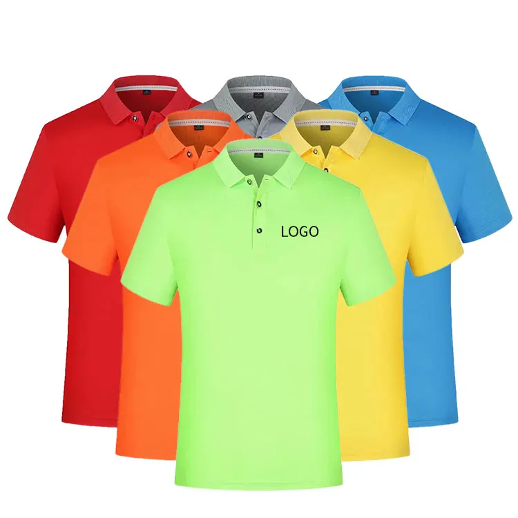 Wholesale Custom Plain Polyester Sublimation Polo Shirts Clothing Printed T Shirt Sport Quick Golf Polo Shirt For Men