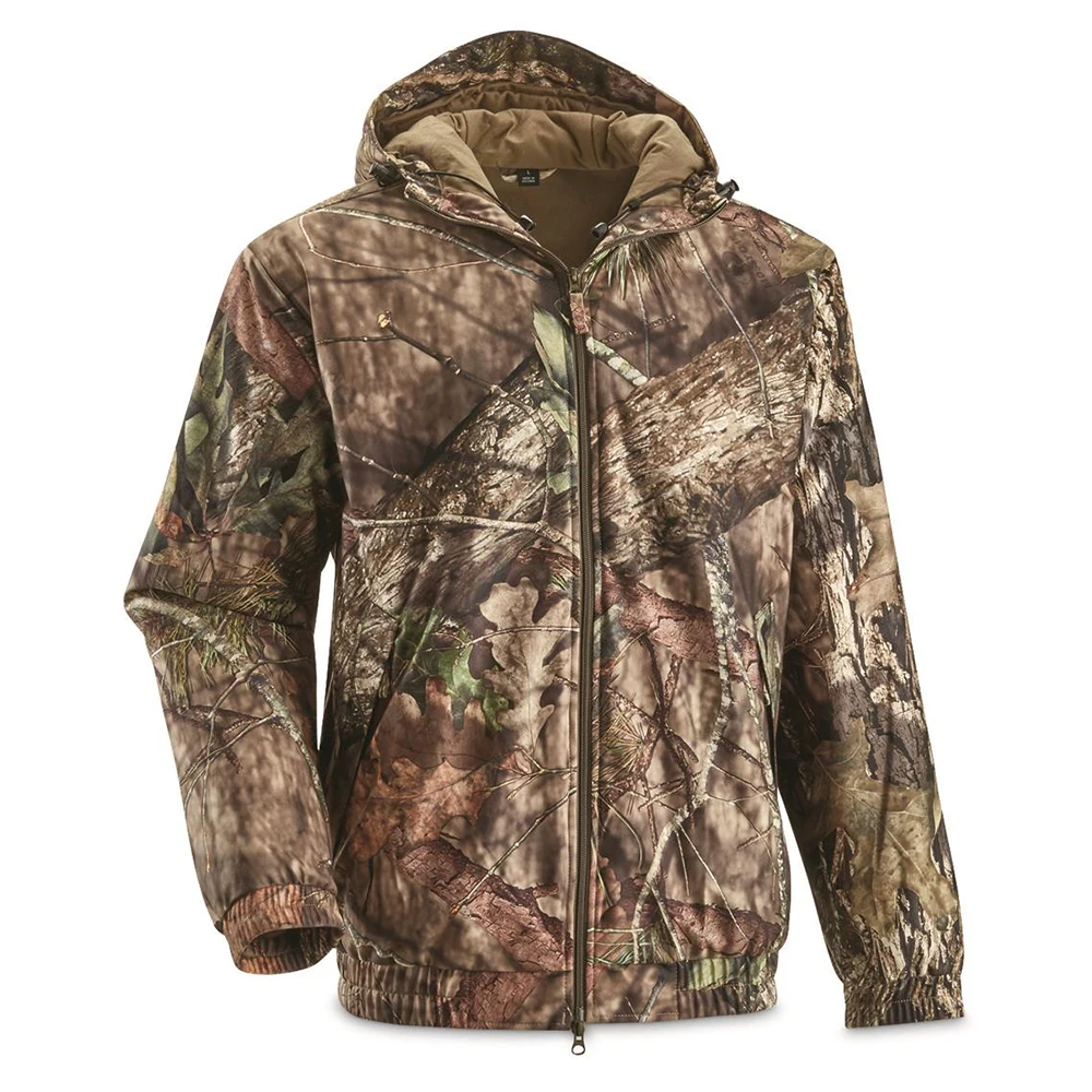 Custom Logo Design Mens Camouflage Hunting Wear Jacket Quality Unique Style Waterproof Windproof Hunting Clothes for Men