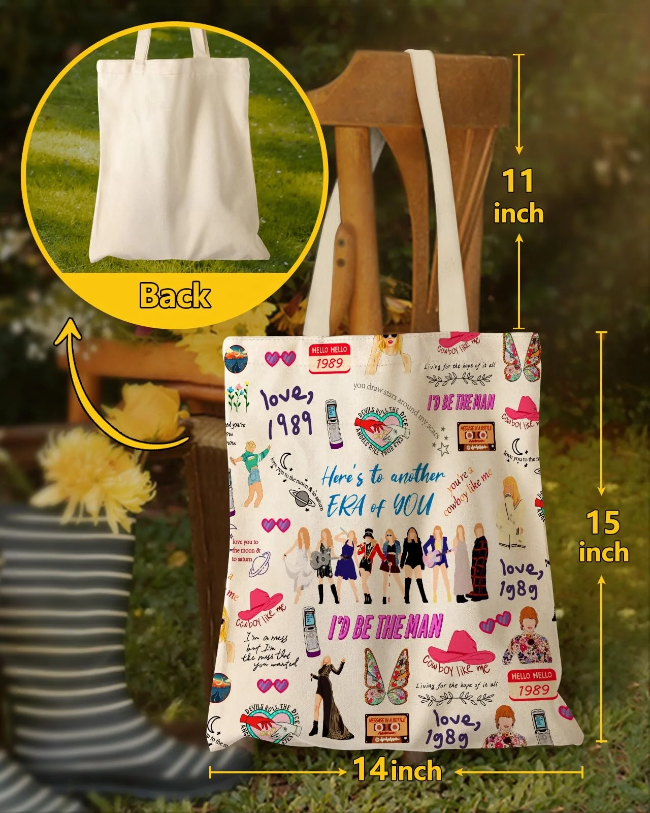 Wholesale Market Hot Sales 2024 Innovation Shopping Bag New Fashion Art Graffiti Canvas Handbag Strength Wholesale Manufacturer