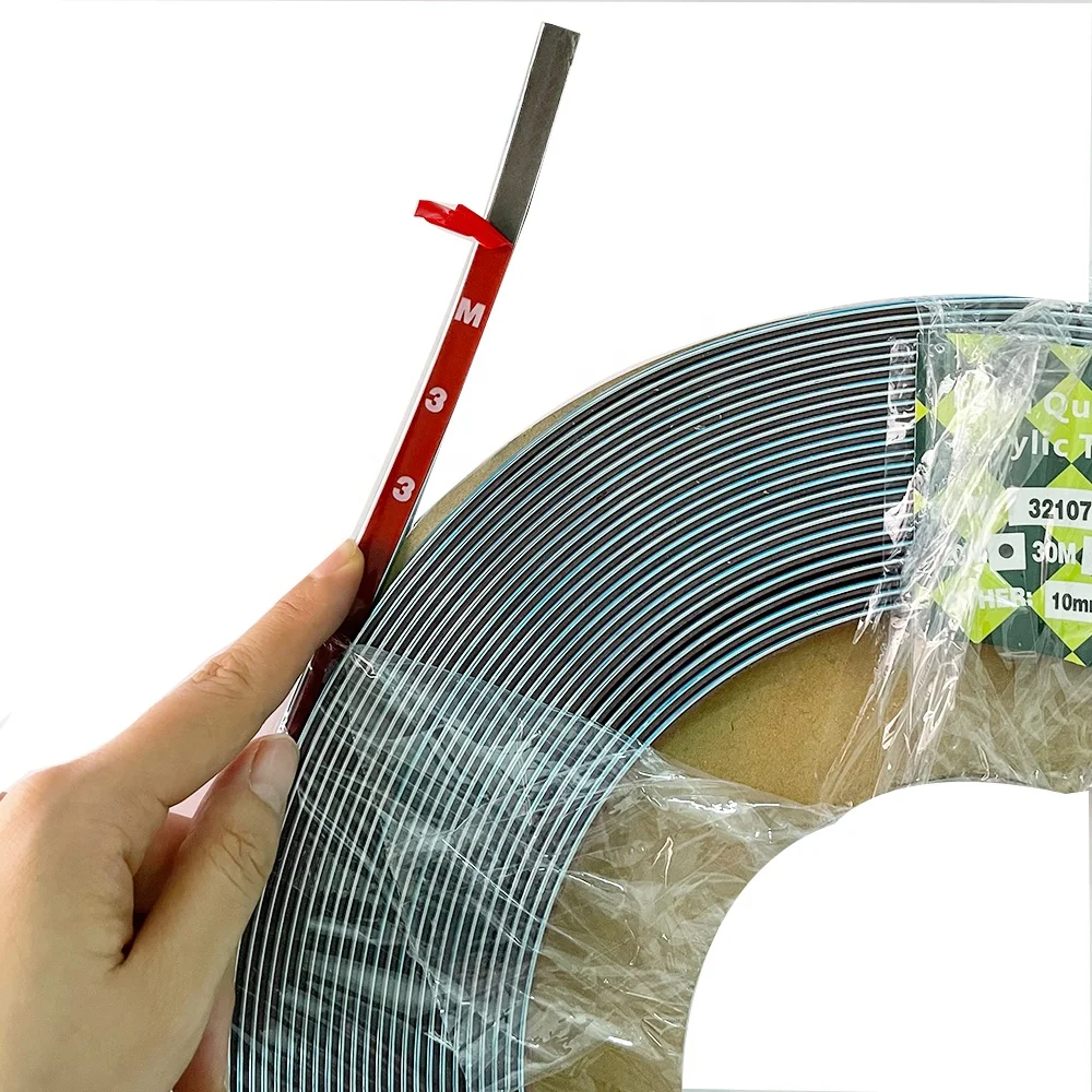 12MM Factory Directly Supply PVC Decorative Strip Car Chrome Strip