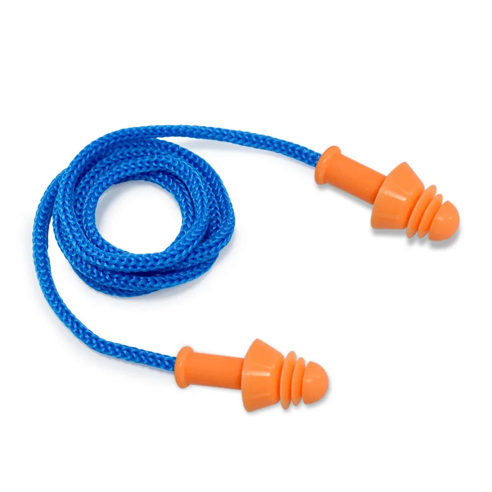 Wejump Tree Layer Safety Washable Ear Plug Silicone Earplugs