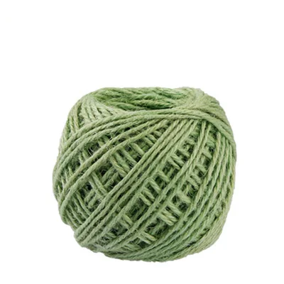 New Jute Yarn with High Tenacity for Crafts, Color Hemp Rope Photo Wall  Marking Raw hemp Flower
