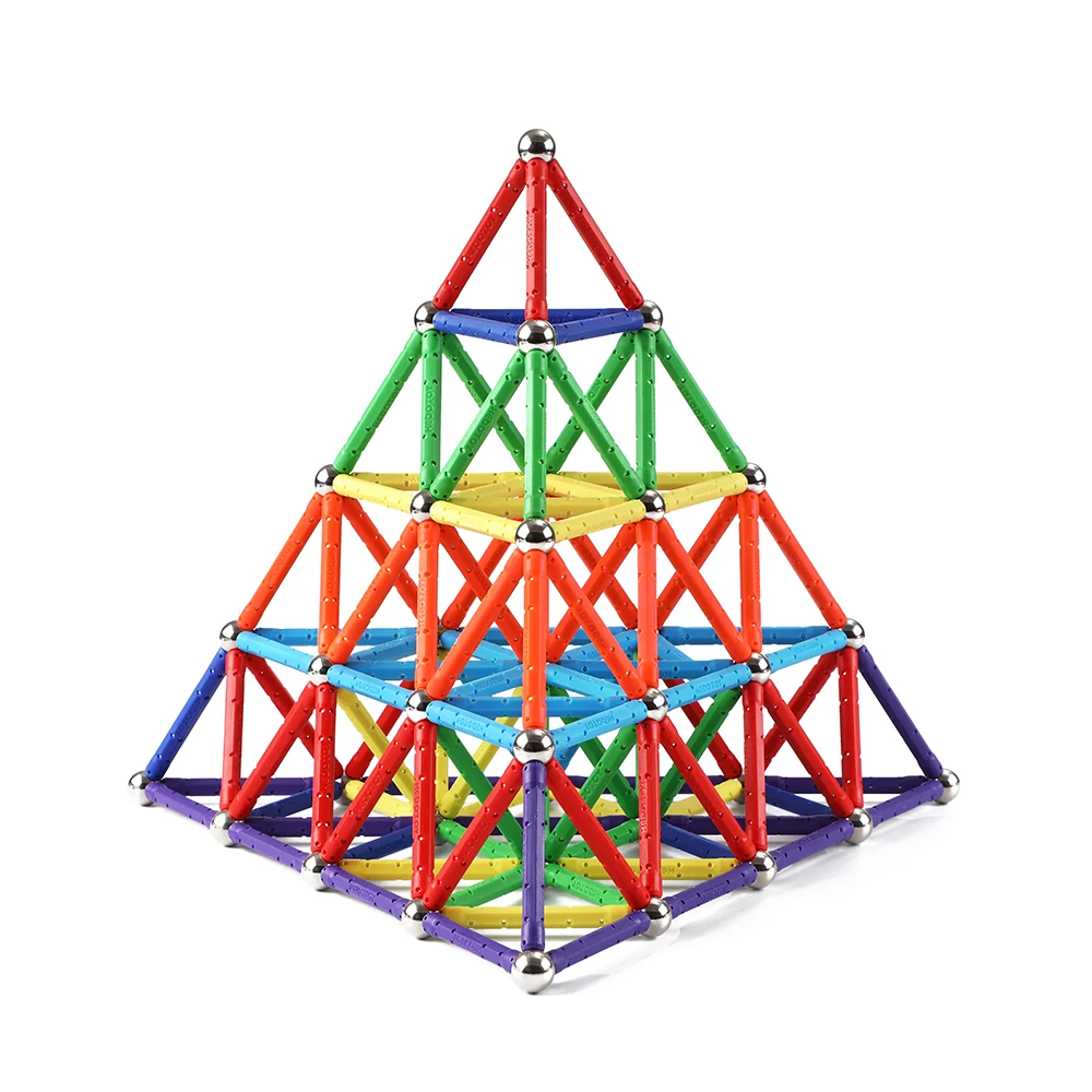 magnetic sticks toys Magnetic Rod 3D magnetic building sticks and balls set funny intelligent magnetic sticks building blocks
