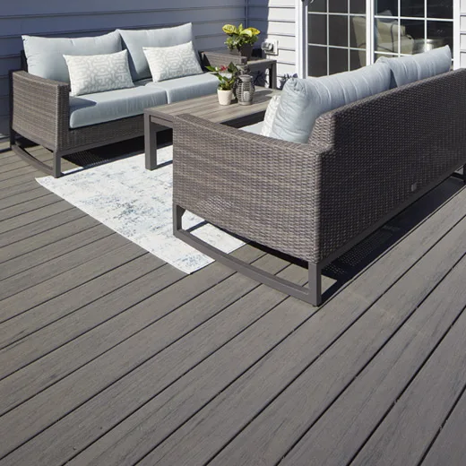 WPC Decking Manufacturer Weather Resistance Composite Wood Decking Boards Solid