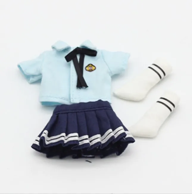 Manufacturer Custom Lovely Fashion Style Campus School Skirt  Wholesale Doll Clothes