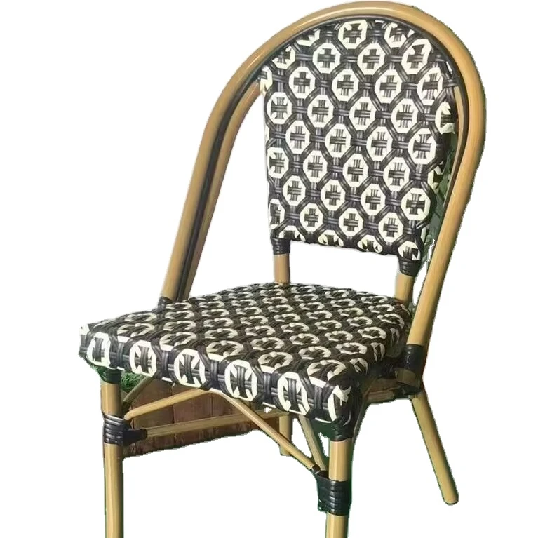 Good quality outdoor dining coffee bamboo rattan low chair