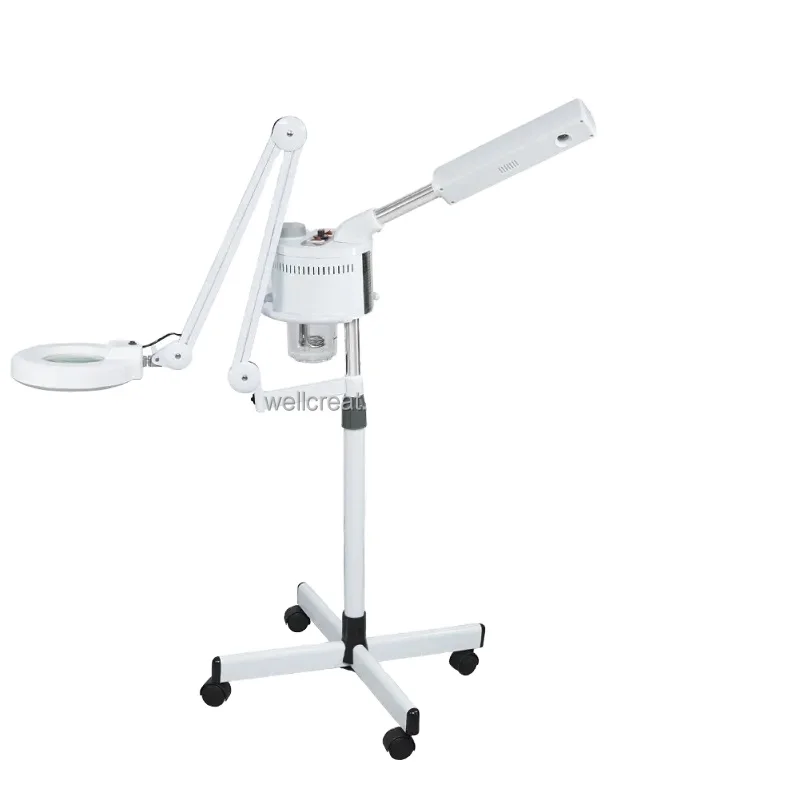Professional Ionic Facial Steamer 2-in-1 for Facial with 5X Magnifying Foldable Arm Mist Salon Spa Beauty Skin Care Equipment