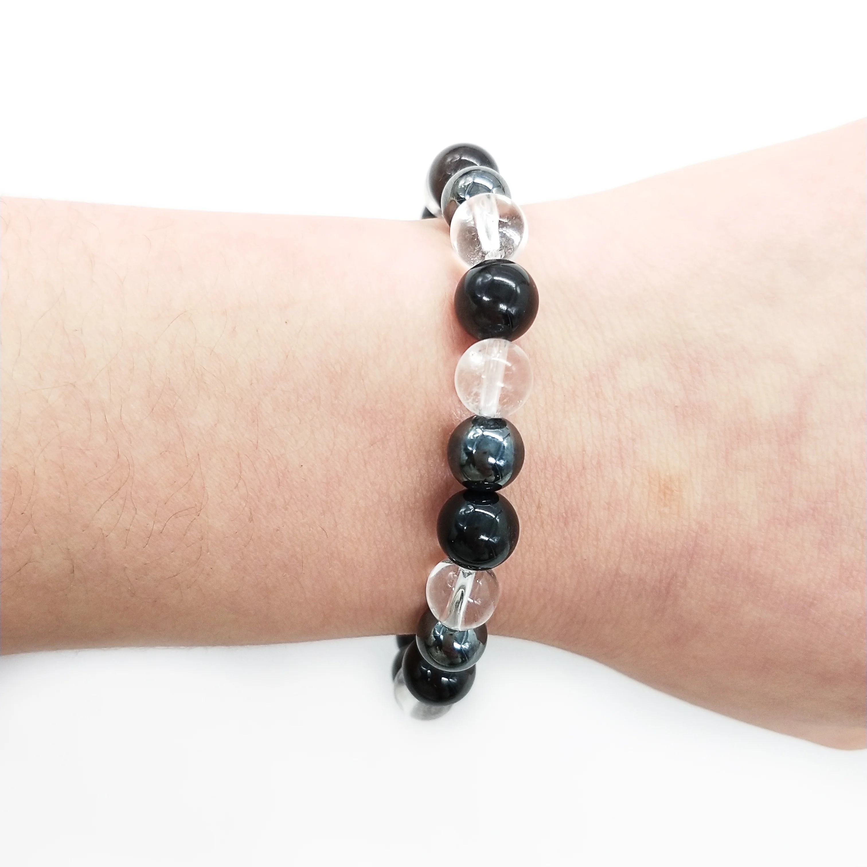 Natural crystal stone amethyst rose quartz turquoise onyx agate beads for women men 6mm 8mm 10mm round crystal beads bracelet