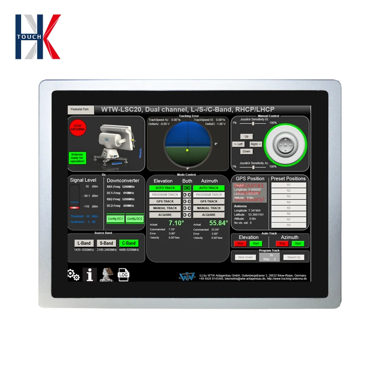 industrial pc all-in-one pc waterproof and dust resistant high resolution 1900x1080 17 inch IPC touch screen pc factory price