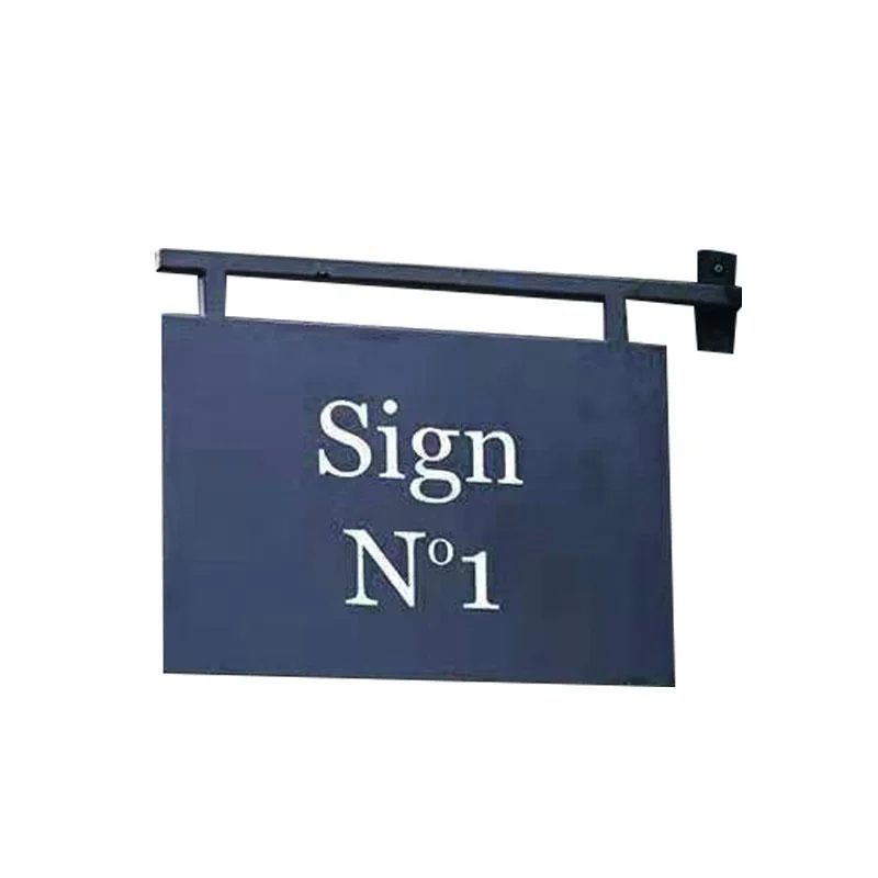 Kexian Customized Hanging Stainless Steel Sign Board Advertising Signboard Street Business Sign for Shop Signage