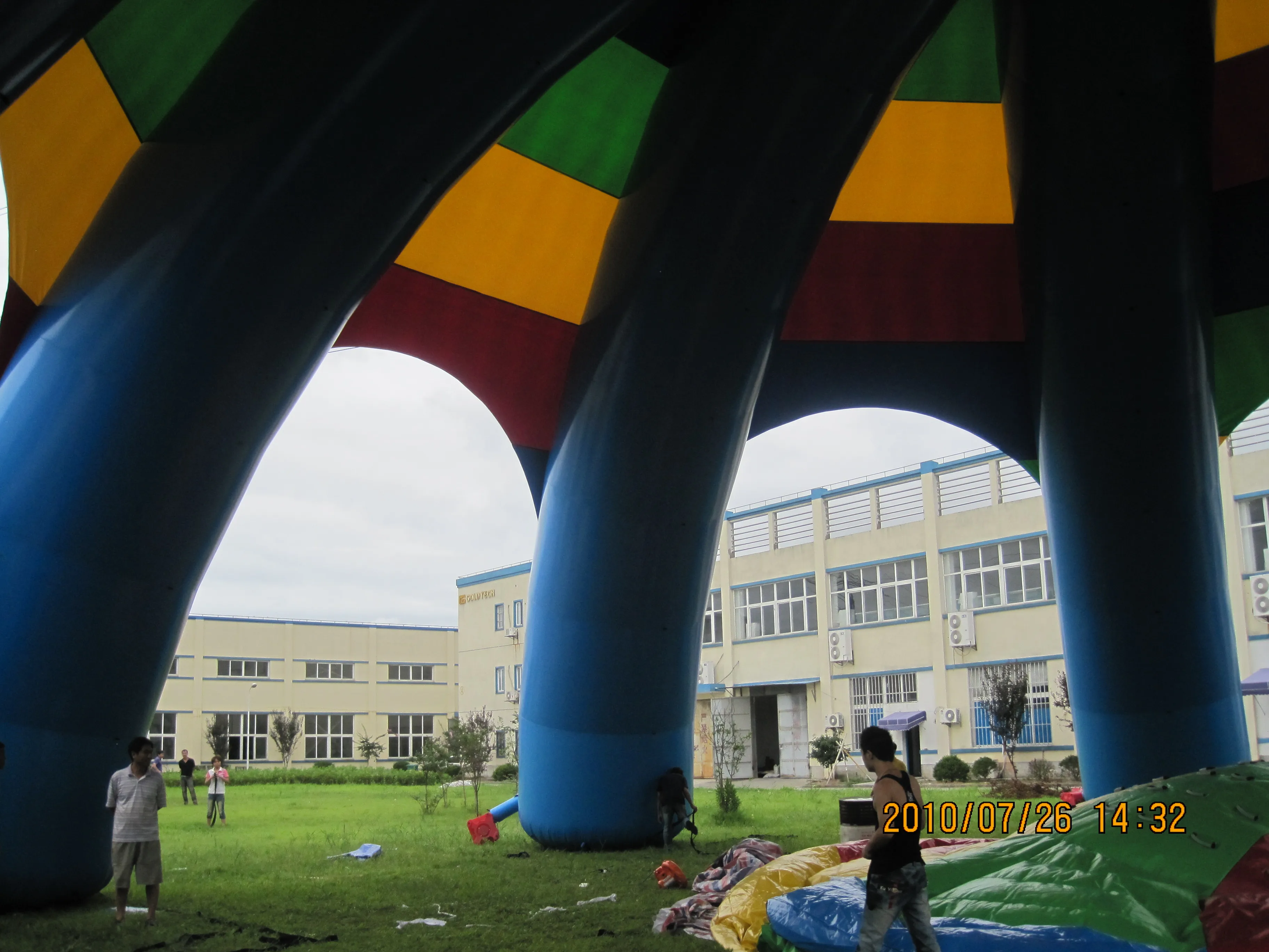 customized large inflatable cube octopus tents for camping or event on sale/Dia 30m (98ft) inflatable party tent hot sell