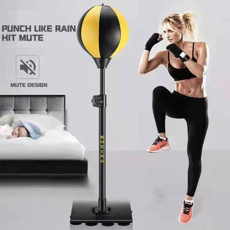 Spring Durable Sports Training Adult Ball Shape Free Standing Sandbag for boxing