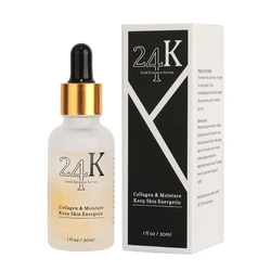 Beauty Personal Care 24k Gold Essence Organic Skincare Hyaluronic Serum Skin Care Anti Aging Collagen Vegan Cosmetics Face Serum