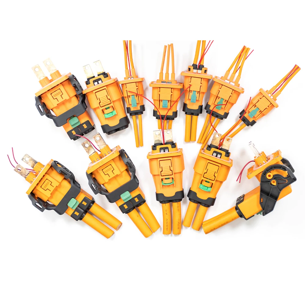 High Voltage HVIL HVSL Connector Cable Waterproof IP67 16A 23A 35A 50A 80A 125A 150A 200A 300A 400A 500A DC 1000V Plug Socket