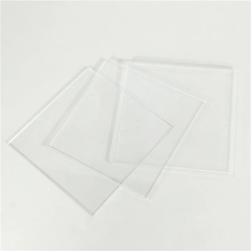 Custom Size 1mm 1.3mm 1.5mm Super Thin Sample Customized Clear Thin Glass Sheet for Photo Frame Building Clear Glass