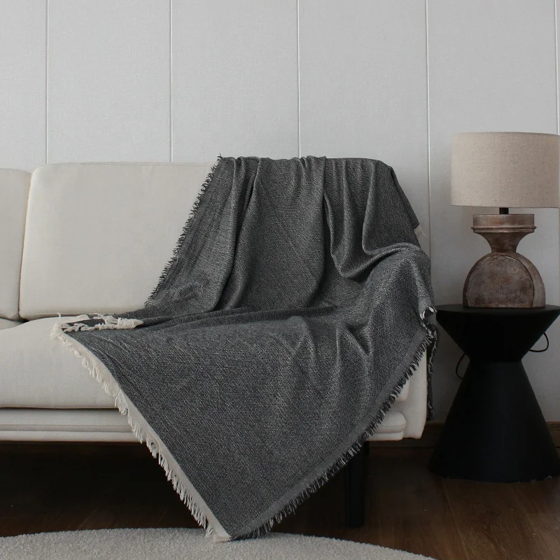 Высококачественное одеяло по лучшей цене в Китае, уютное движущееся одеяло, муслиновое Хлопковое одеяло с кисточками, украшение для дома