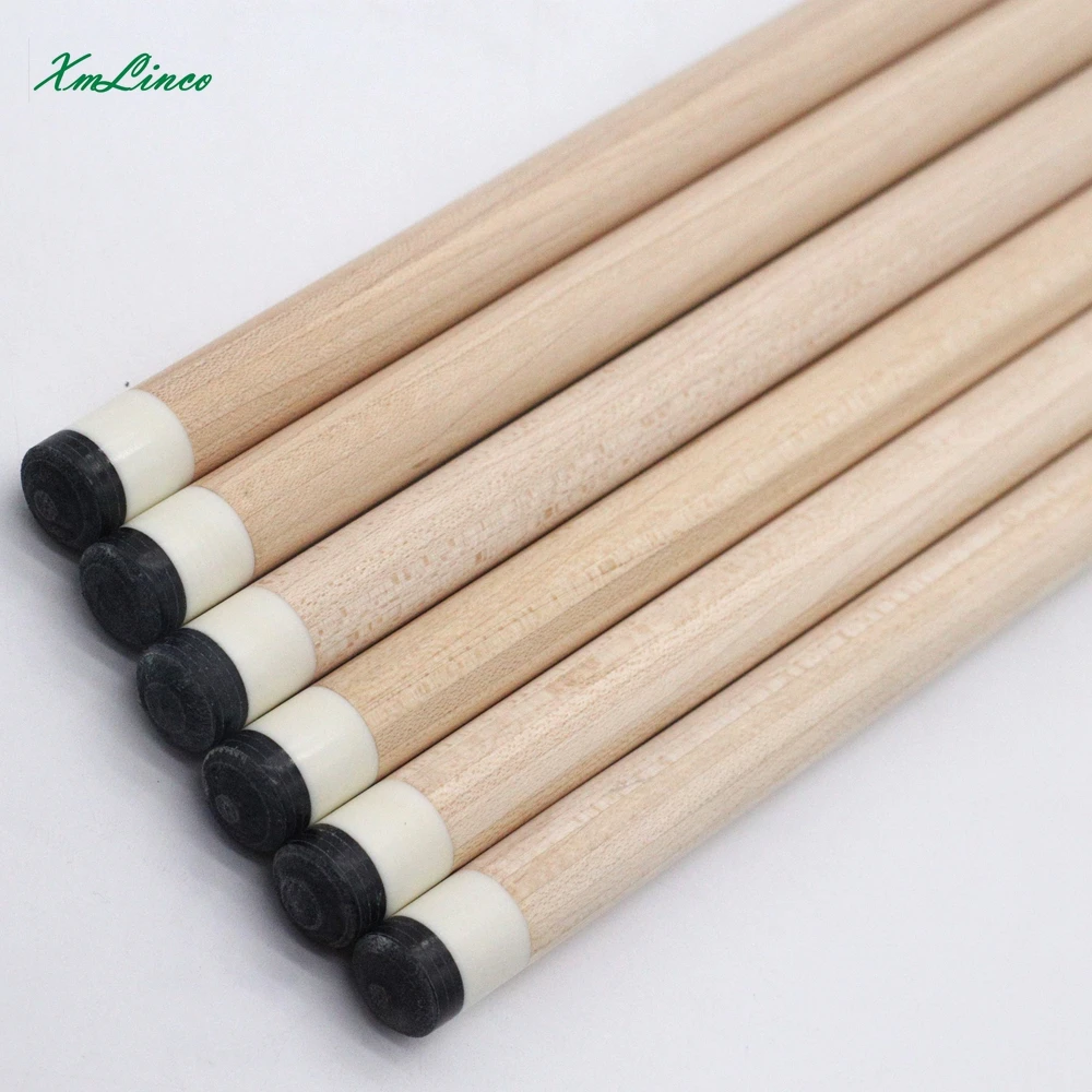 Xmlinco 12pcs hard maple wood with carbon tube spliced carom cue shaft pool cue shaft