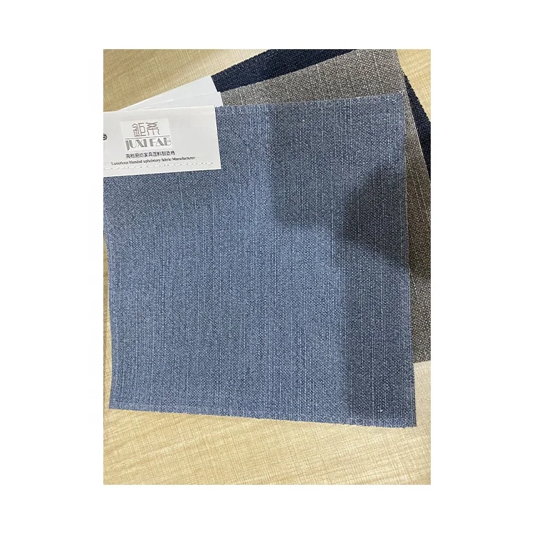 Market Trend Check Woven Sofa Fabric Fabric Linen Cotton Dobby Knitted Fabric