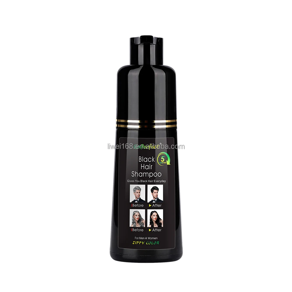 Popular Argan Oil Hair Dye Shampoo Private Label Herbal Permanent Hair Color in Cream Form Free Sample Black Hair Dye for Men