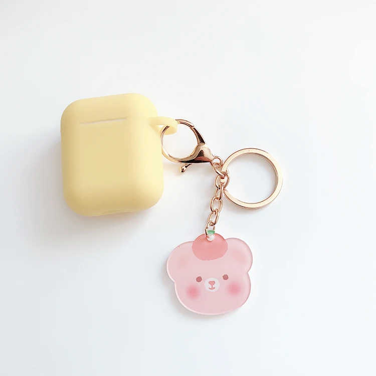 
2021 Custom anime Acrylic keychain Transparent Blank Clear Key Chain Metal Key Rings for DIY Craft 