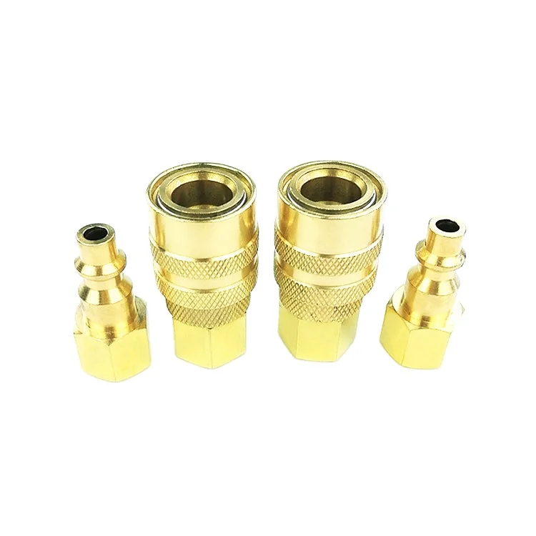  Hot sale type M02-SF-02B Milton style brass nipple air hose quick release connector coupler pneumatic