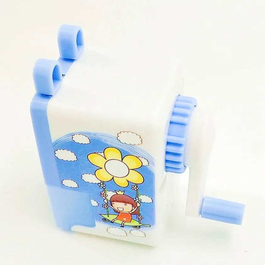 Portable Manual Desktop Sharpener With Single Hole School Hand Crank Pencil Sharpener