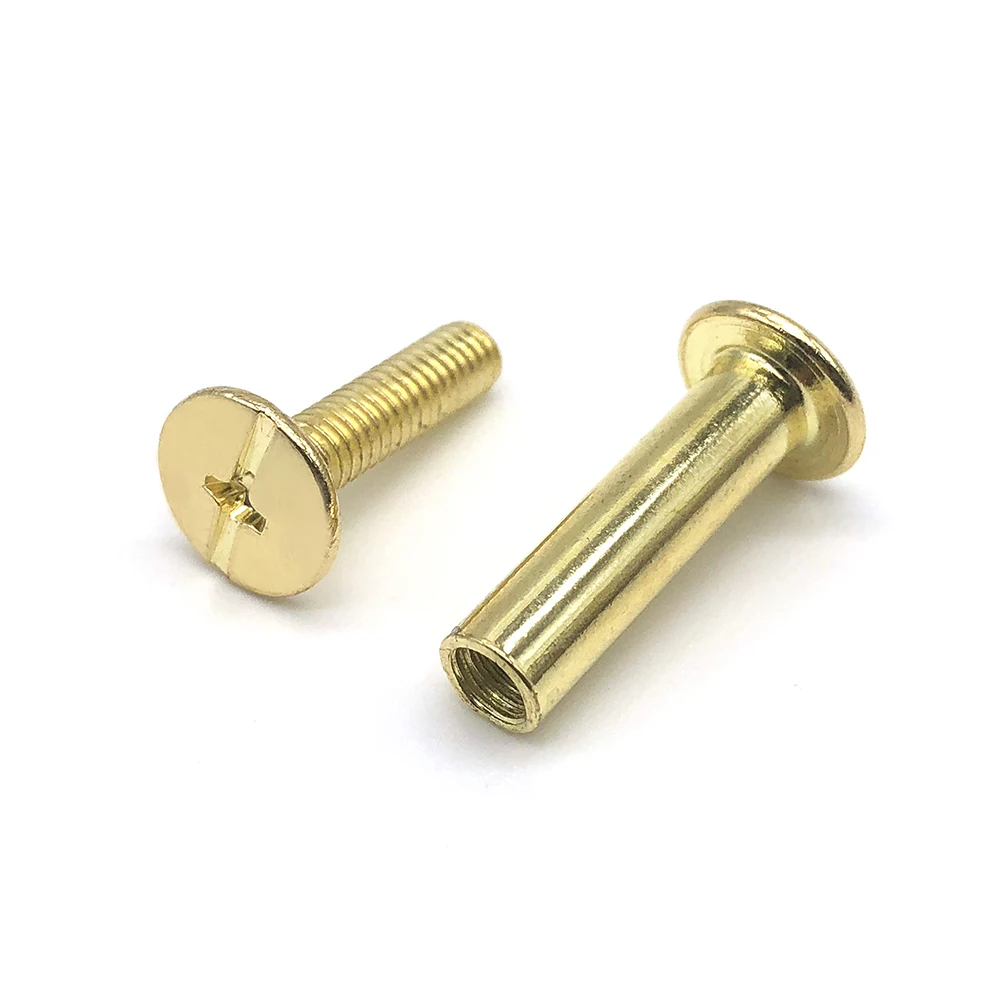 Brass Binder Screws Oem 304/316 M3 Stainless Steel Chicago Screw Rivets Decorative Sex Bolts