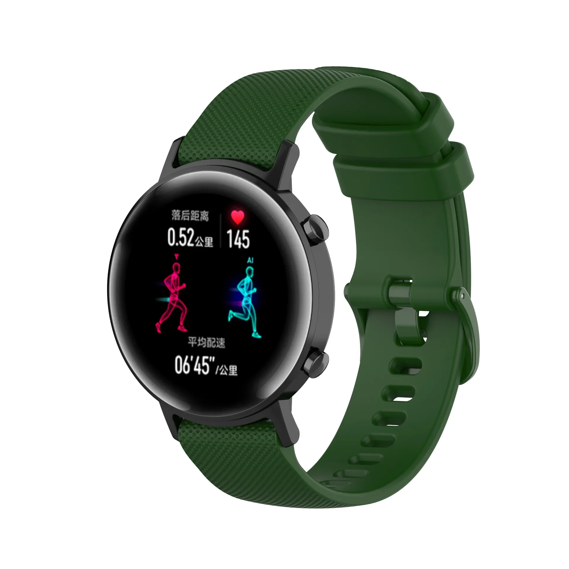 Smart Watch Band Accessories 20MM 22MM 24MM Quick Release Switch Silicone Watch Strap