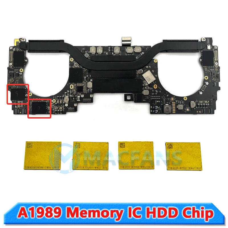 Original SSD Chip For Macbook Air Pro A1932 A1989 A2141 A2179 A2337 Nand Flash Memory IC HDD Chip 128G 256G 500G 1TB 2TB 4TB