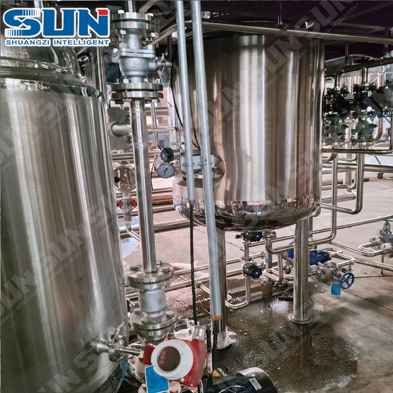 Stainless Steel 50-500-5000L Fermenter Trichoderma Production Line Fungus Fermentation Tank