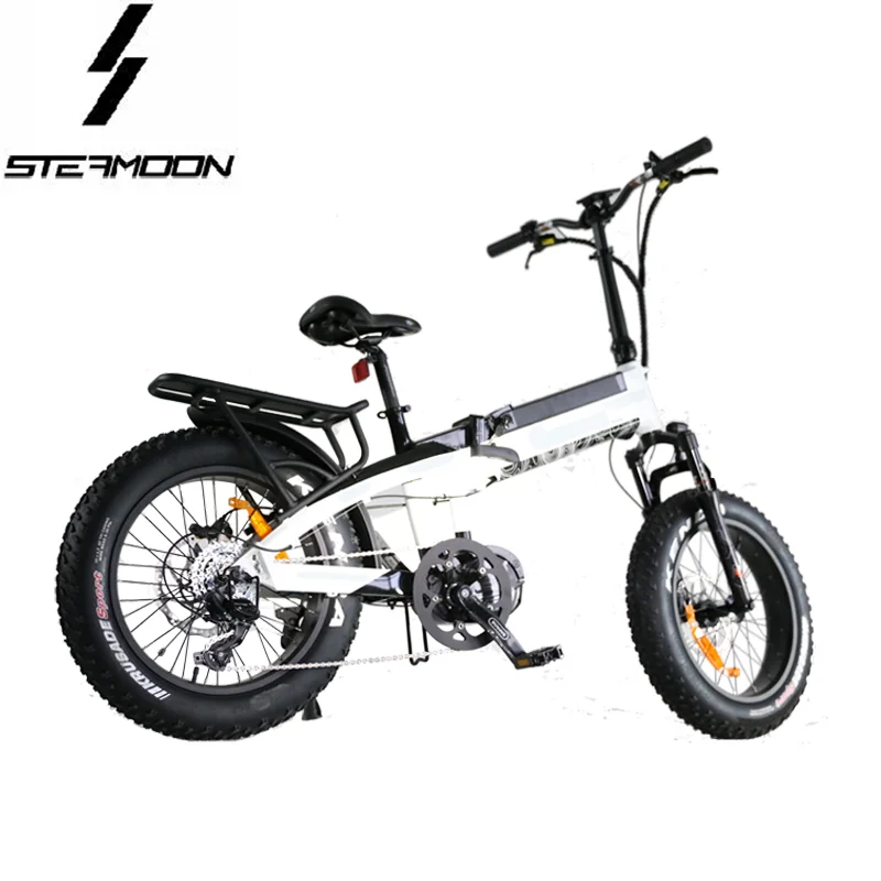 Snow Ebike 1000W 48V Aluminium Alloy Lithium Battery 20*4.0 Fat Tire Mini Electric Bike Folding Electric Bike Free Shipping