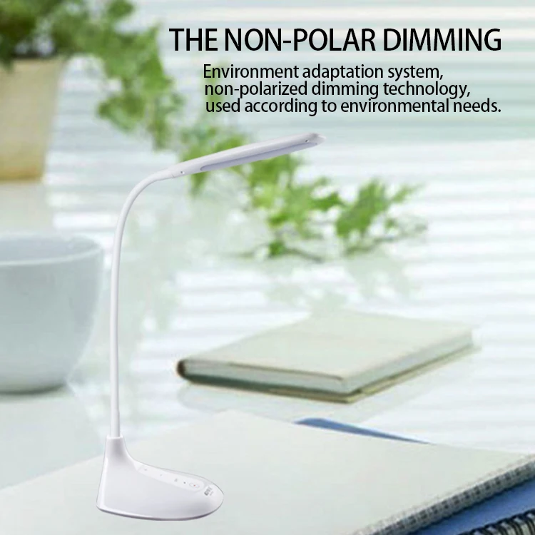 Cordless LED lamp Rechargeable dimmable reading suitable for office USB charging