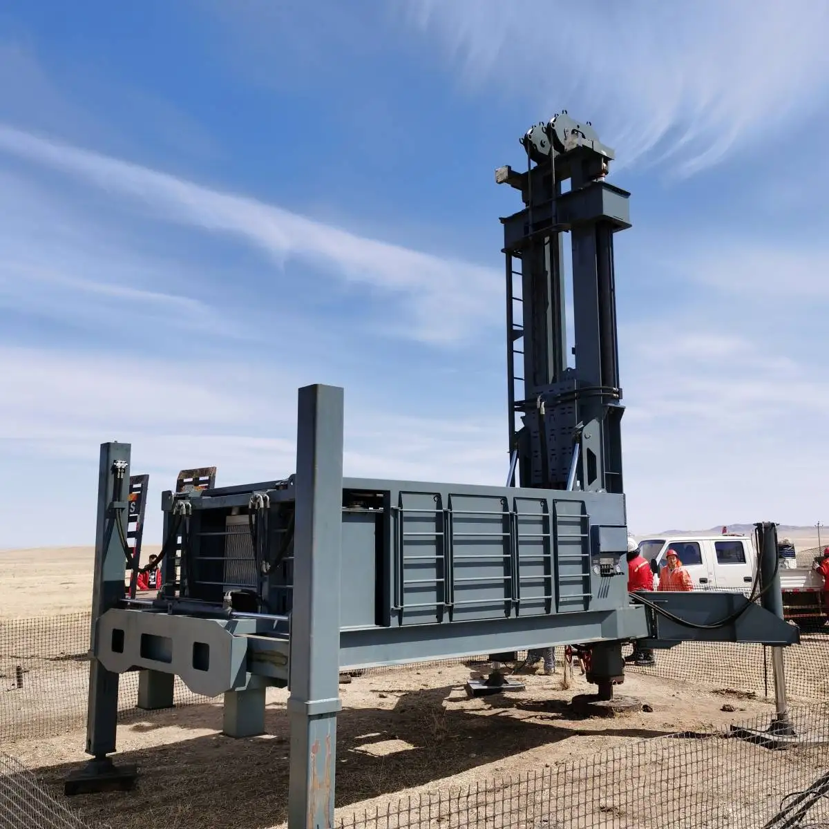 Full Hydraulic petroleum equipment Automatic Swabbing Rig oil