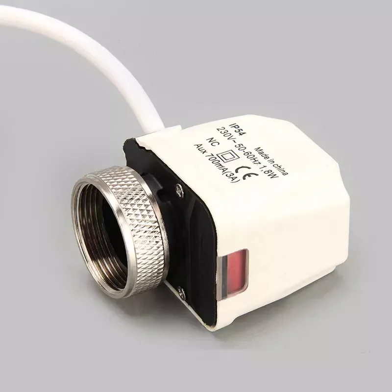 NC 230V 2 wire Actuator thermostat Floor heating valve head