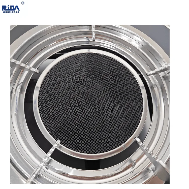 Ridax 2 горелки газовая плита кухонная подставка из нержавеющей стали