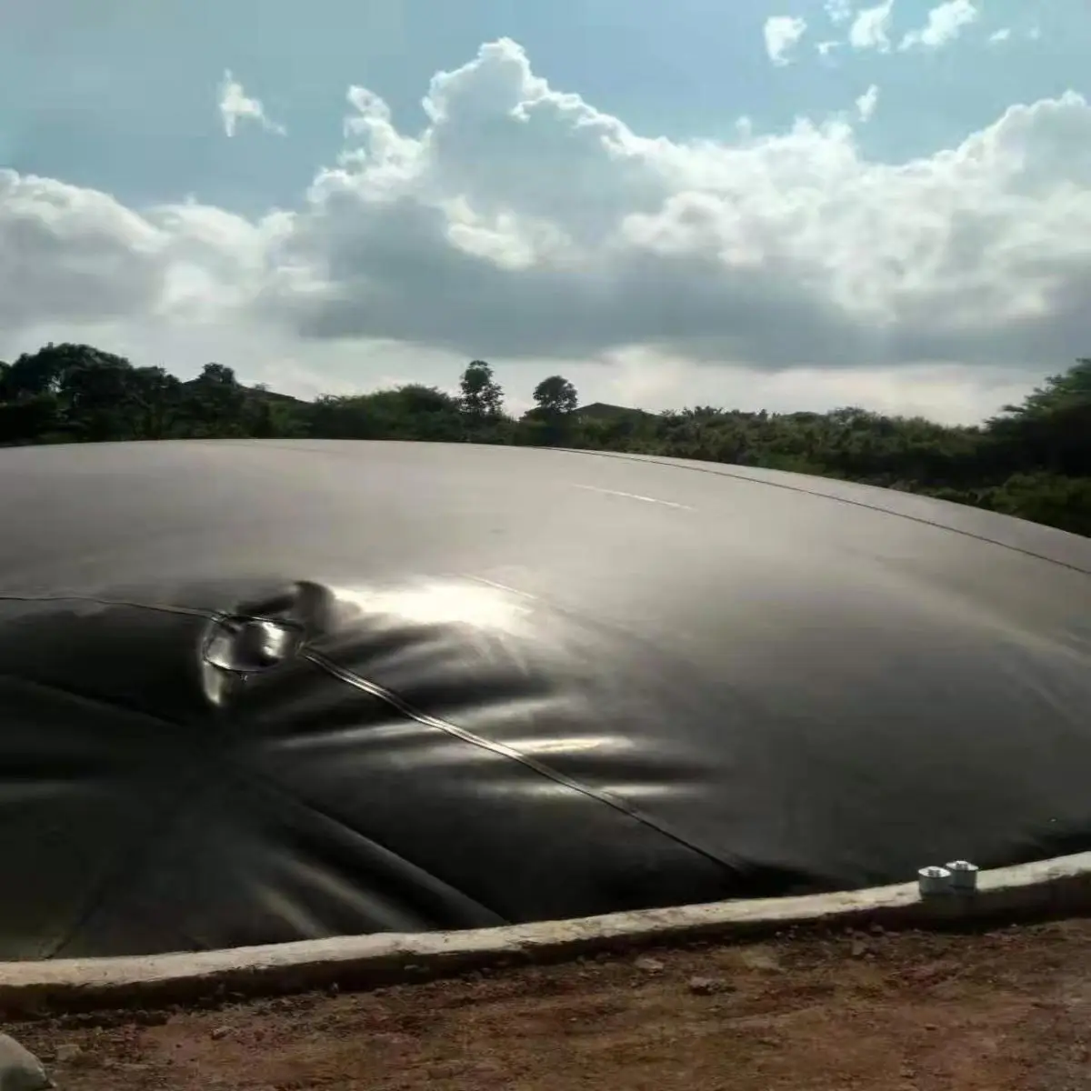 HDPE Tank Pond Liner Fabric High Density Polyethylene Membrane for Biogas Digester