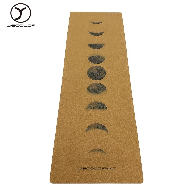 Custom High Quality Hot Sale Eco-Friendly Organic Cork Rubber Yoga Mat