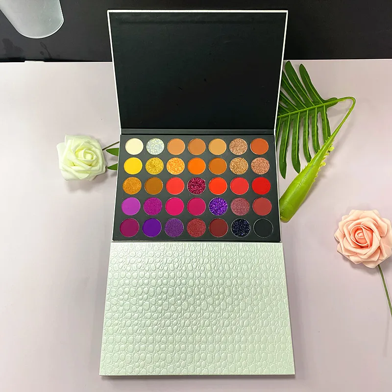 Highly Pigmented Long Lasting Waterproof Professional Contour Highlight Powder Makeup Shimmer Glitter Matte Eye Shadow Palette