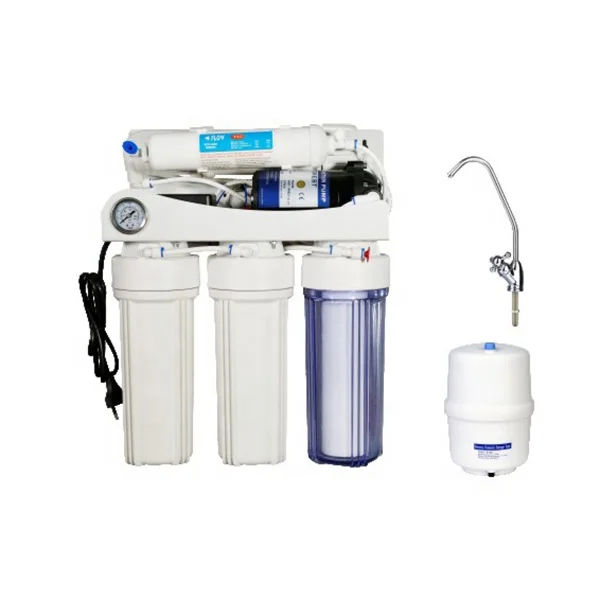 6 stages mineral ro water filter water purifier with stand and oil pressure meter