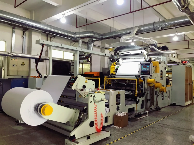 SZJOHNSON factory price  self adhesive sticker 120g Semigloss paper with rubber adhesive  for packaging label