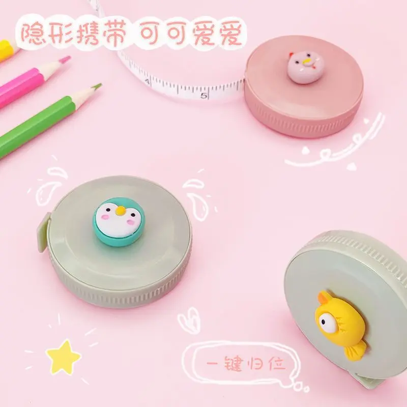 1/1.5m Cartoon Tape Measure, Style Random Simple Multi-purpose for Office Students