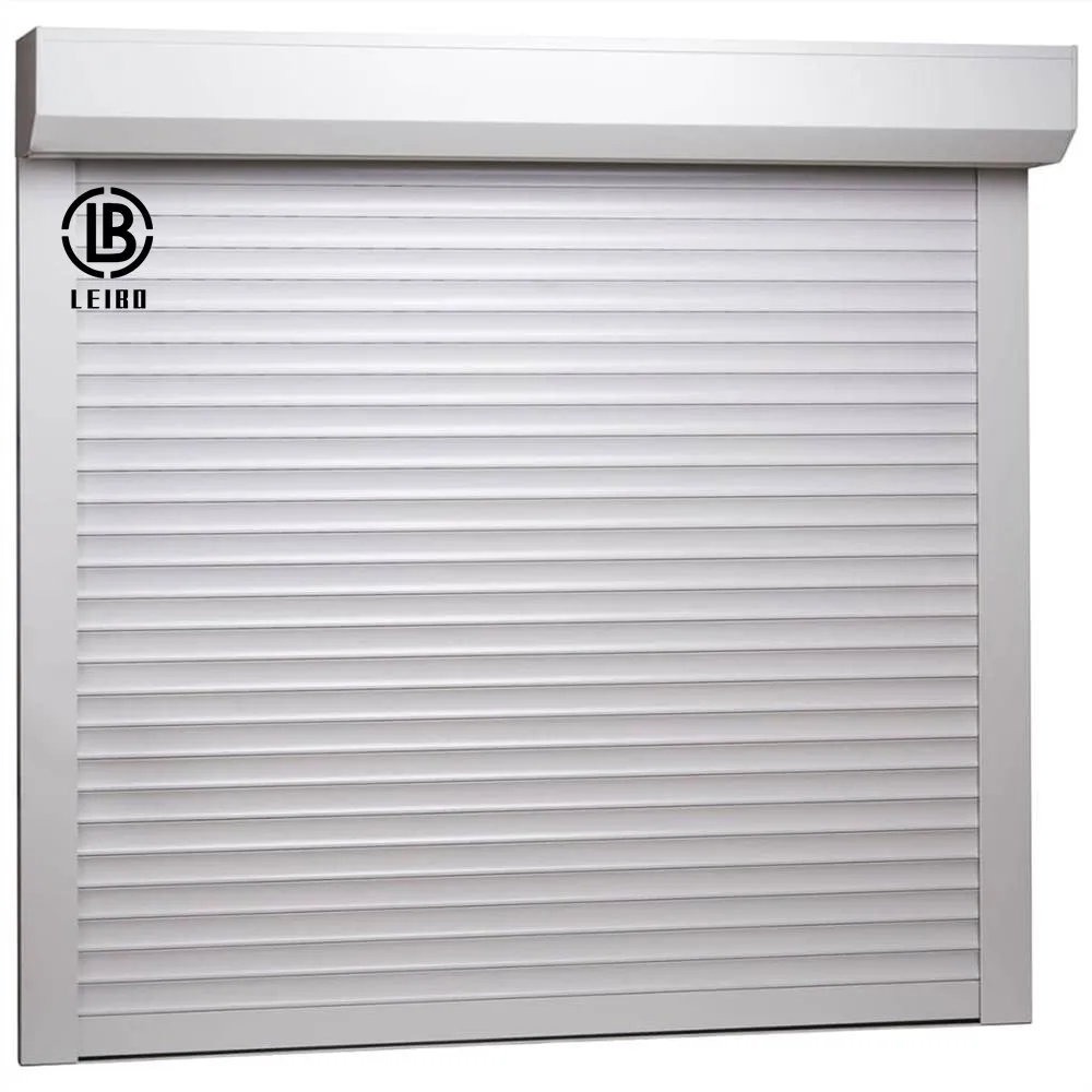 Aluminum wind resistant good quality bullet proof vertical rolling shutter garage door