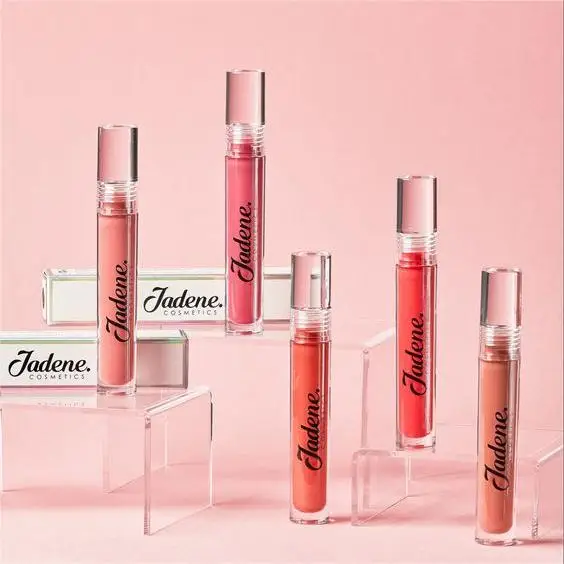 lip gloss tubes with big brush big wand tube for cosmetics cream lip gloss tube packaging plumbing lip gloss