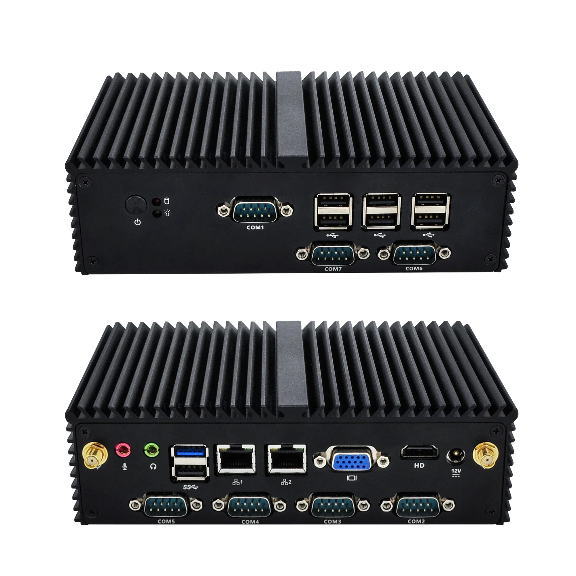 Промышленные компьютеры Intel J1900 Dual Lan Barebone системы удаленного рабочего 3g модем Gsm Мини ПК с Sim карты слот Gpio