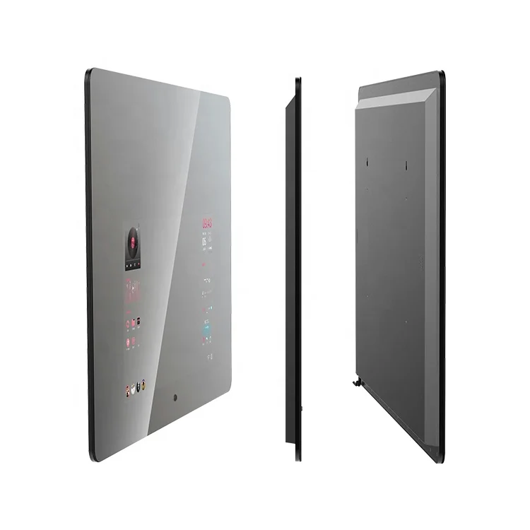 23 Inch Square Circle Bathroom Living Room Android Ultra Slim Magic Entertainment TV Mirror With LED Back Light