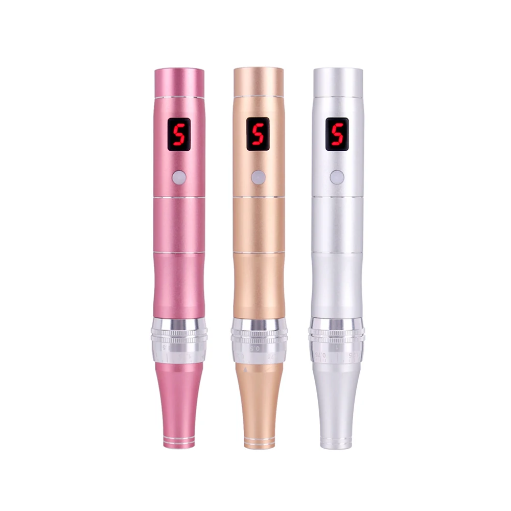 New 2022 Professional Dr Electric Machine Microneedle Wireless Derma Filler With LED Micro Needle Nano Needling Derma Pen