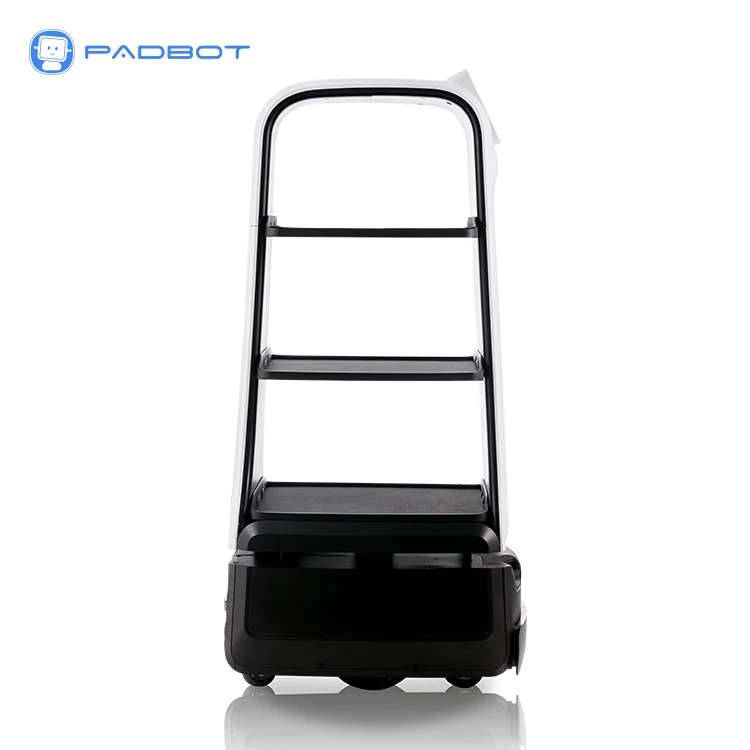 Padbot New Robotic Equipment Intelligent Charging Package Camerieri Dish Delivery Robot