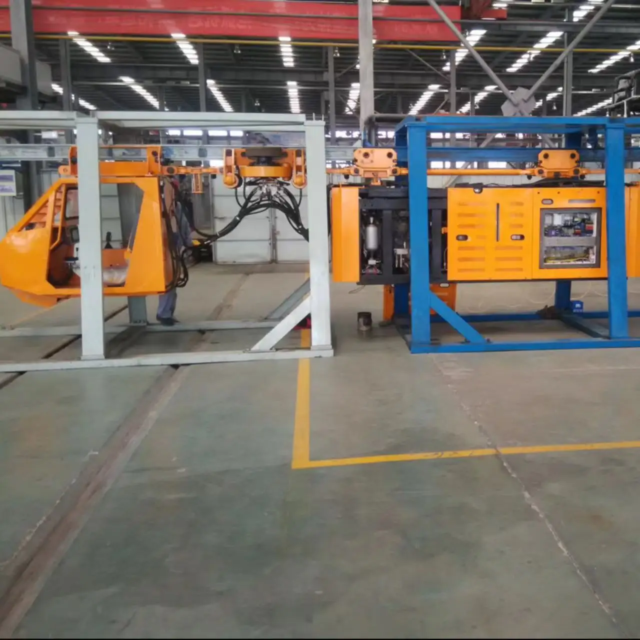 Low noise  DL150/72P Remote control monorail bridge crane dwg