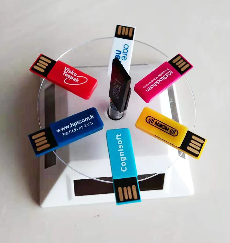 cheap price 64MB 16GB Rotating Twister swivel USB Flash memory stick pen Drive for promotion advertising gift bid exhibition